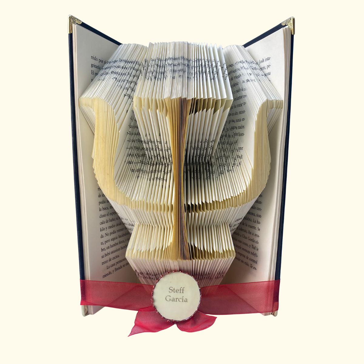 Book Art Silueta Personalizada