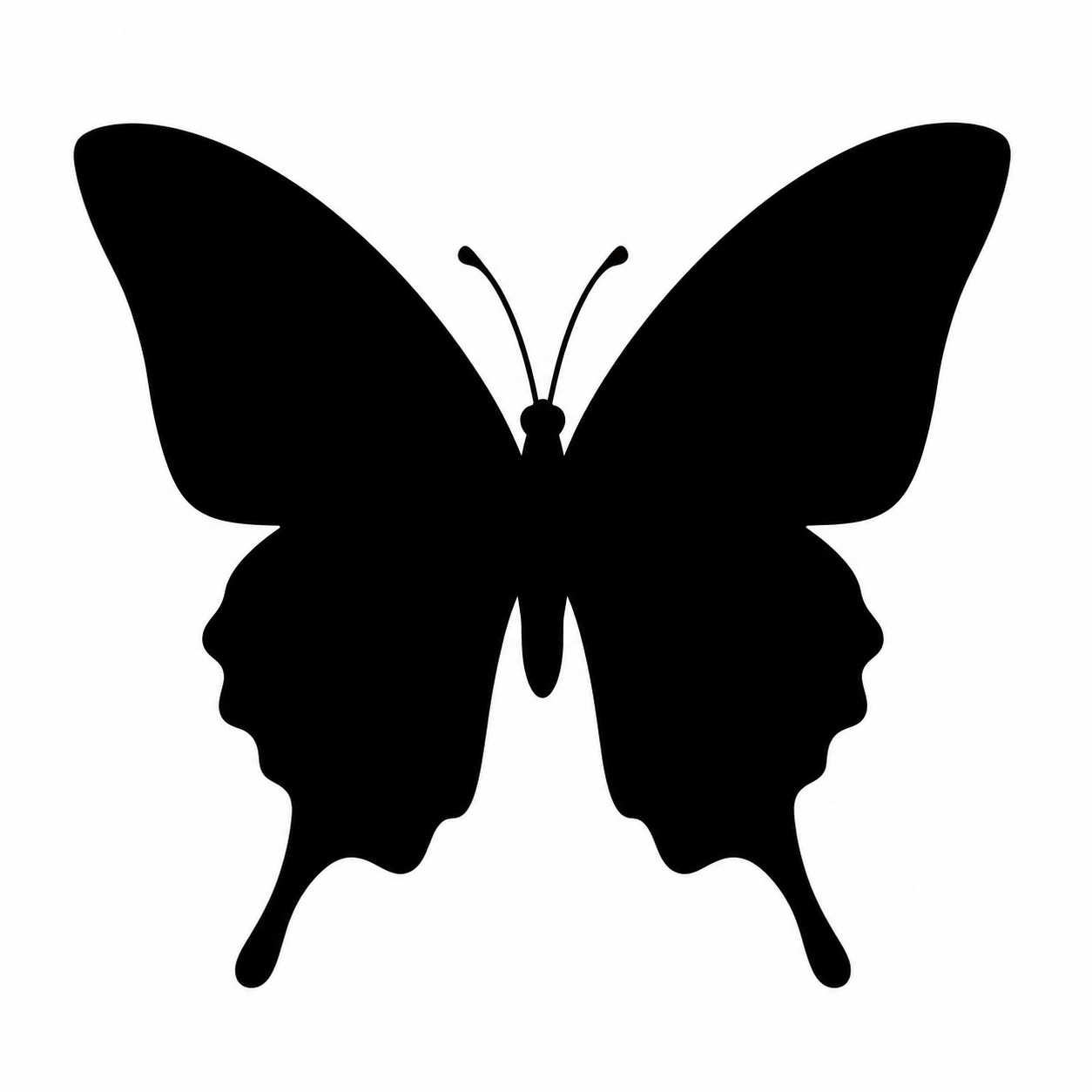 Plantilla Book Folding Art - Mariposa