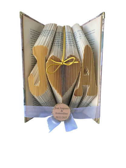 Book Art Porta Alianzas Personalizado