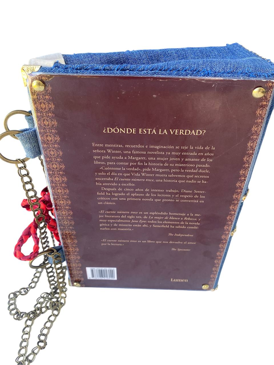 Bolso Book Jacket EL CUENTO NÚMERO TRECE